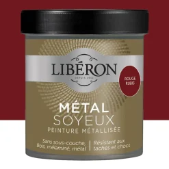 Peinture métallisée Libéron Métal Soyeux Rouge rubis