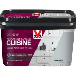 Peinture Multi-Matériaux Cuisine V33 Déco LAB Manganèse Satin