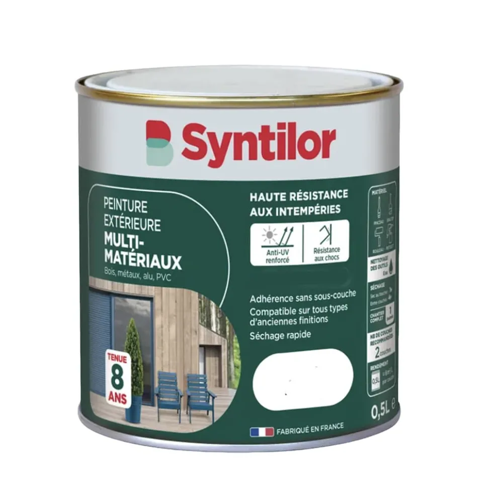 Peinture Multi-Matériaux Extérieure SYNTILOR Blanc