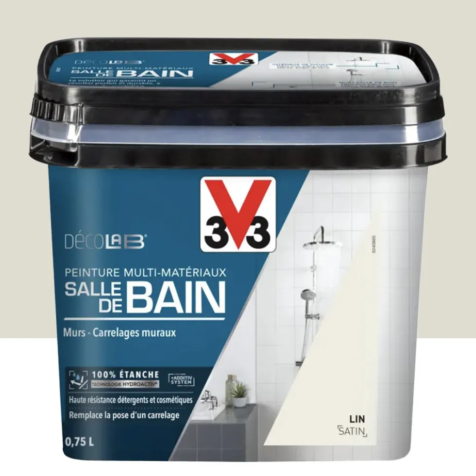 Peinture Multi-Matériaux Salle de bain V33 Deco Lab Lin