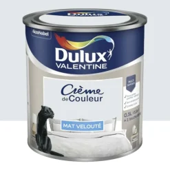 Peinture multi-supports Dulux Valentine Crème de Couleur Mat velouté Voile de brume