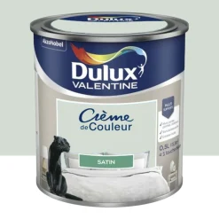 Peinture multi-supports Dulux Valentine Crème de Couleur Satin Gris perle