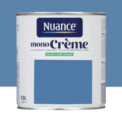 Peinture multi-supports NUANCE MonoCrème Satin Parbleu
