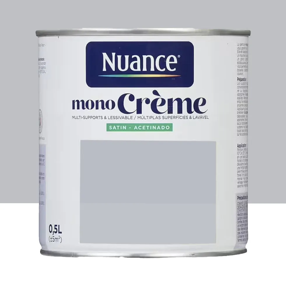 Peinture multi-supports NUANCE MonoCrème Satin Gri-Gri