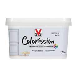 Peinture Multi-supports V33 Colorissim Satin Lilas mauve