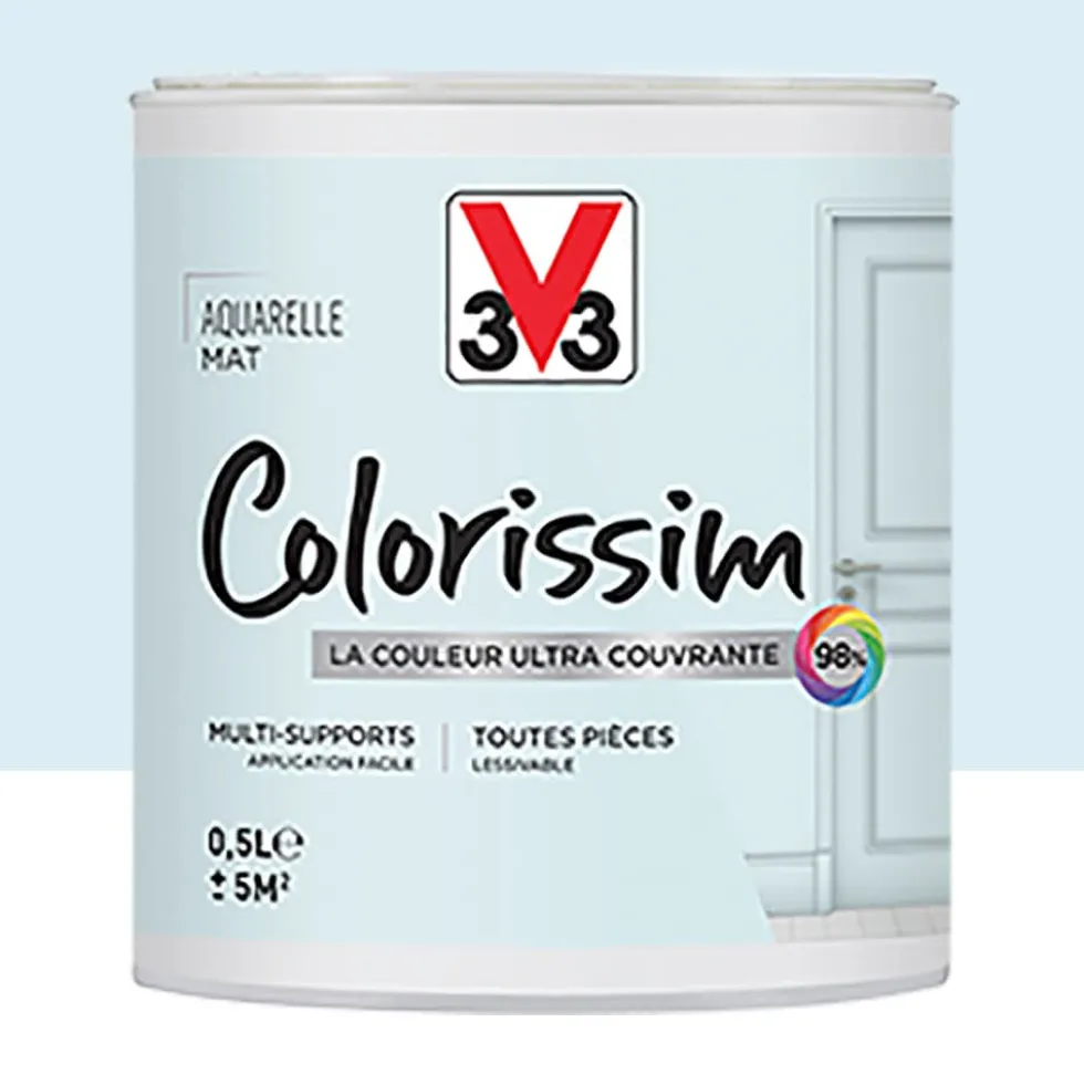 Peinture Multi-supports V33 Colorissim Mat Aquarelle