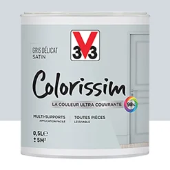 Peinture Multi-supports V33 Colorissim Satin Gris délicat