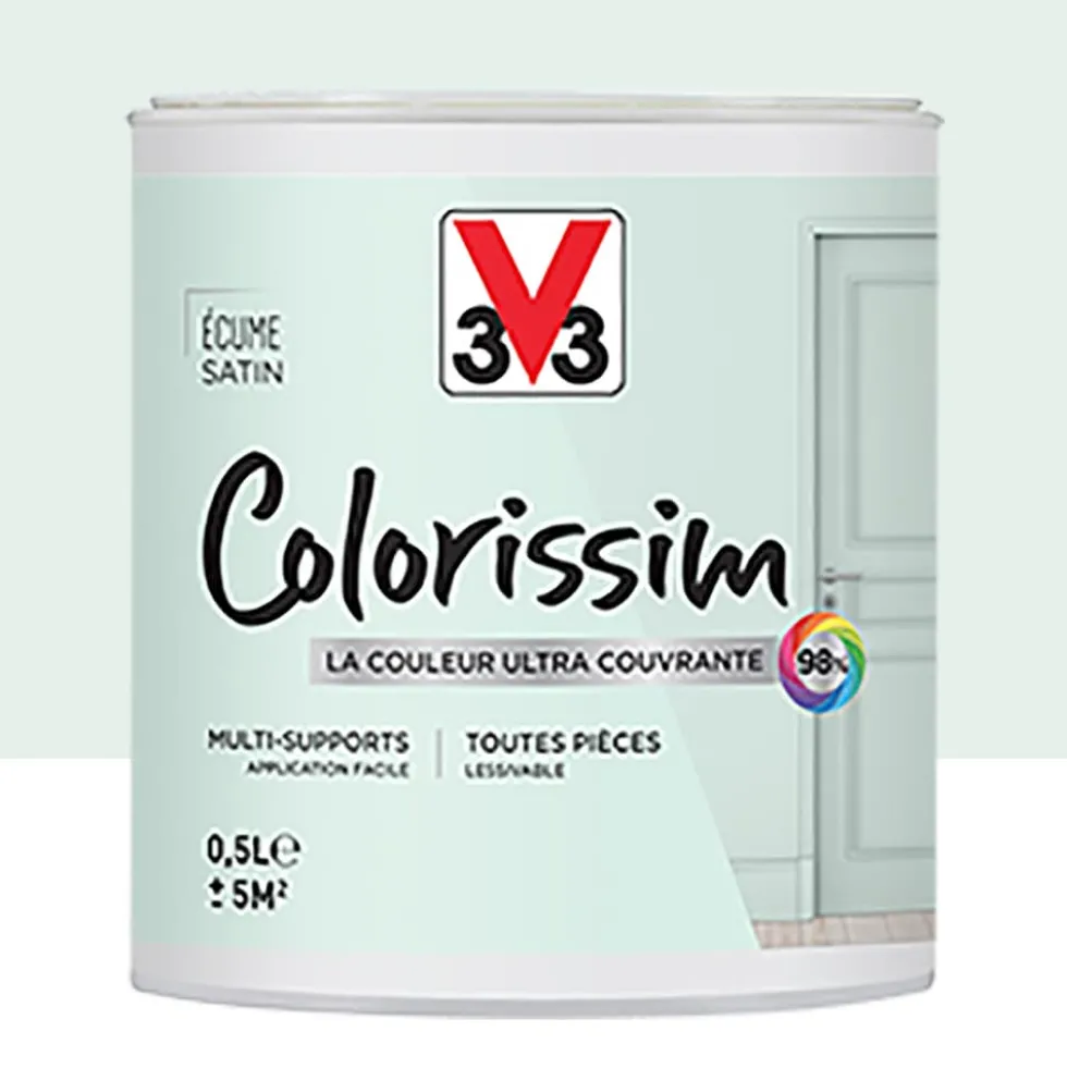 Peinture Multi-supports V33 Colorissim Satin Ecume