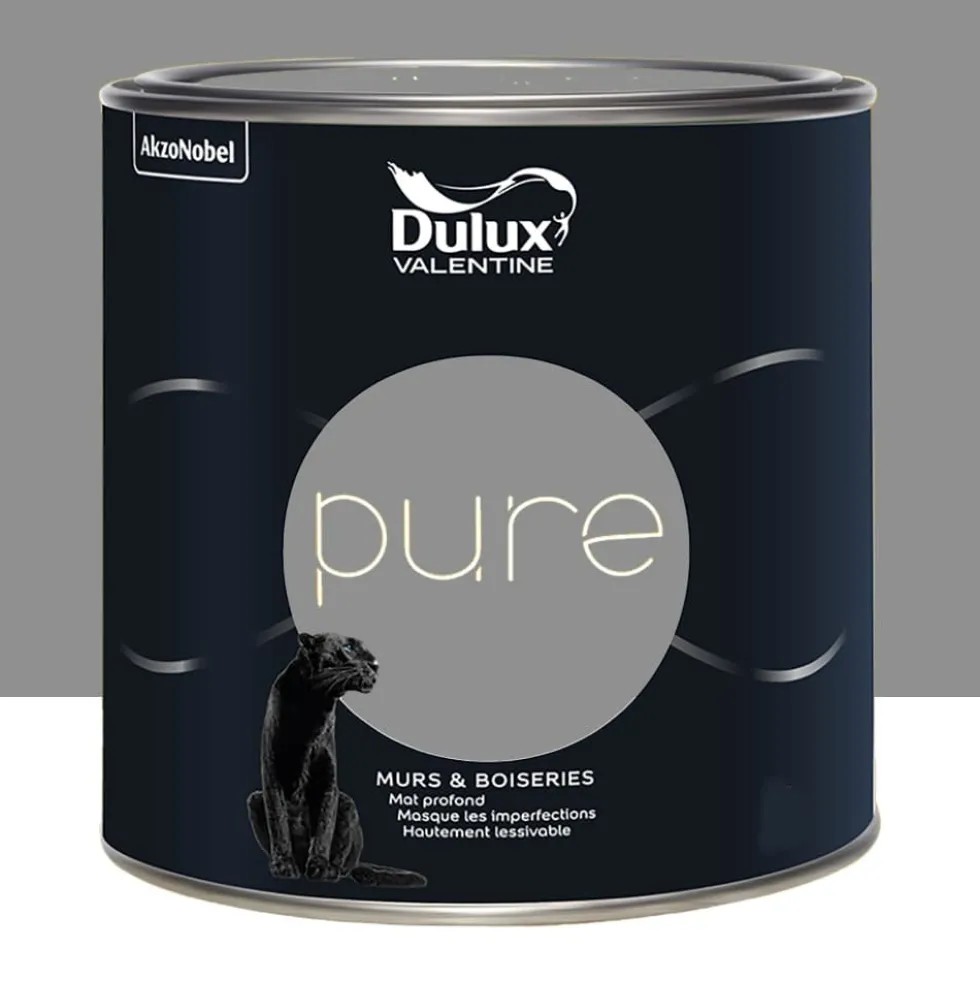 Peinture murs & boiseries Dulux Valentine Pure Métal