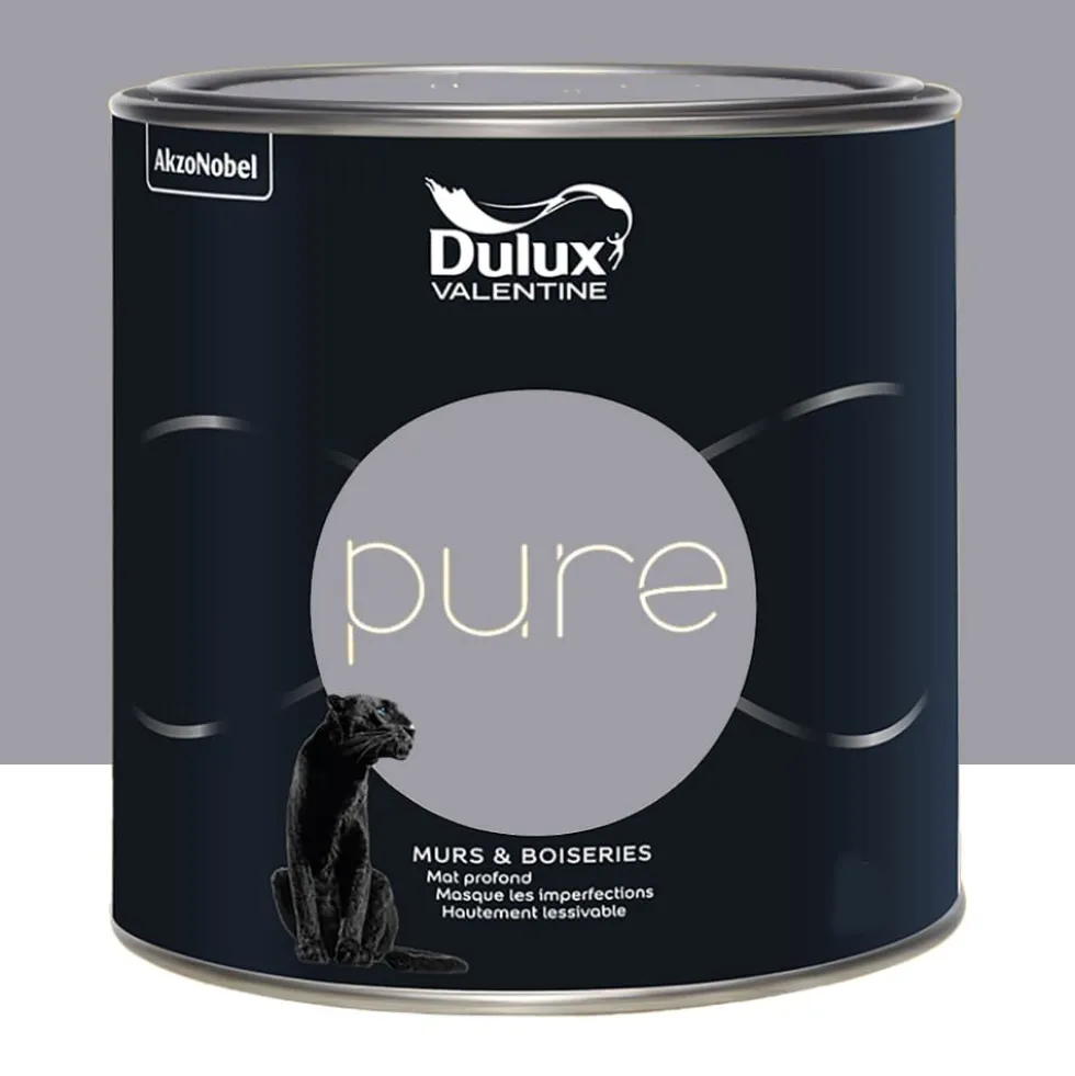 Peinture murs & boiseries Dulux Valentine Pure Mauve