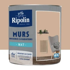 Peinture Murs, Boiseries, Radiateurs RIPOLIN Mat Gold Manosque