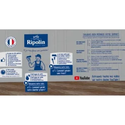 Peinture Murs, Boiseries, Radiateurs RIPOLIN Mat Gris Zinc