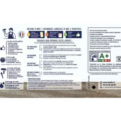 Peinture Murs, Boiseries, Radiateurs RIPOLIN Satin Blanc anzère