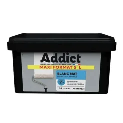 Peinture Murs & Plafonds Addict Blanc mat