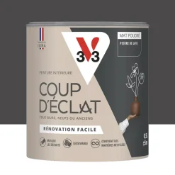Peinture murs & plafonds V33 Coup d'éclat Pierre de lave