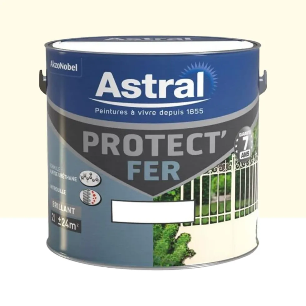 Peinture Protect' fer ASTRAL Blanc cassé