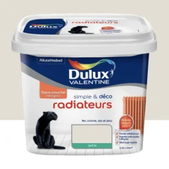 Peinture Radiateurs Dulux Valentine Simple & Déco Lin clair