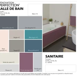 Peinture Salle de Bain V33 Rénovation Perfection Prune sauvage