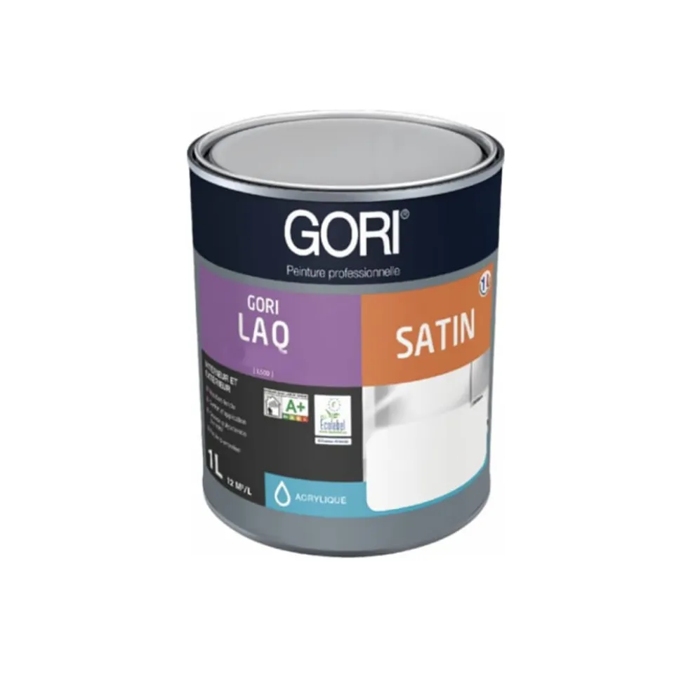 Peinture satin GORI LAQ Blanc Nouvelle Formule