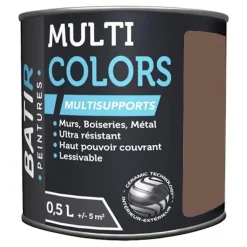 Peintures BÂTIR Multi Colors Mat Poudré Acajou tendre