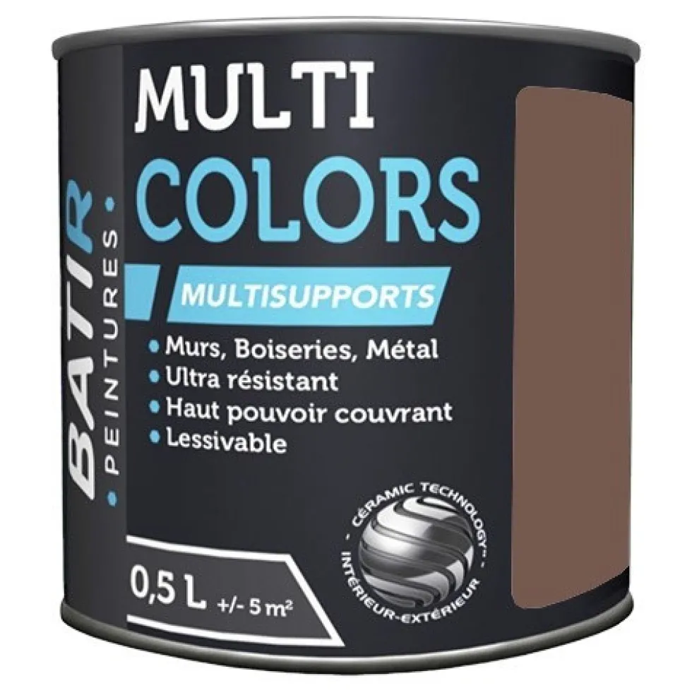 Peintures BÂTIR Multi Colors Mat Poudré Acajou tendre