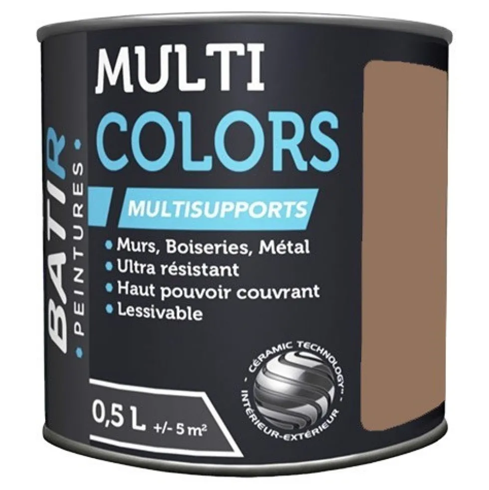 Peintures BÂTIR Multi Colors Mat Poudré Terre de Sienne