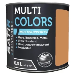 Peintures BÂTIR Multi Colors Mat Poudré Terre du sud