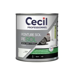 Peinture sol Glycéro Cécil Professionnel PE SOL Blanc Satin