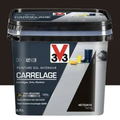 Peinture Sol intérieur Carrelage V33 Déco LAB Météorite
