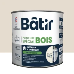 Peinture Spécial Bois BÂTIR Ivoire