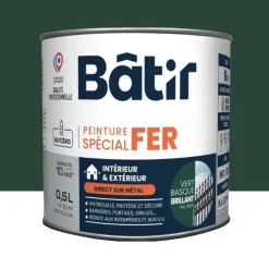Peinture Spécial Fer BÂTIR Vert Basque brillant