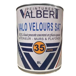 Peinture VALO VELOURS SAT Peintures VALBERT Blanc