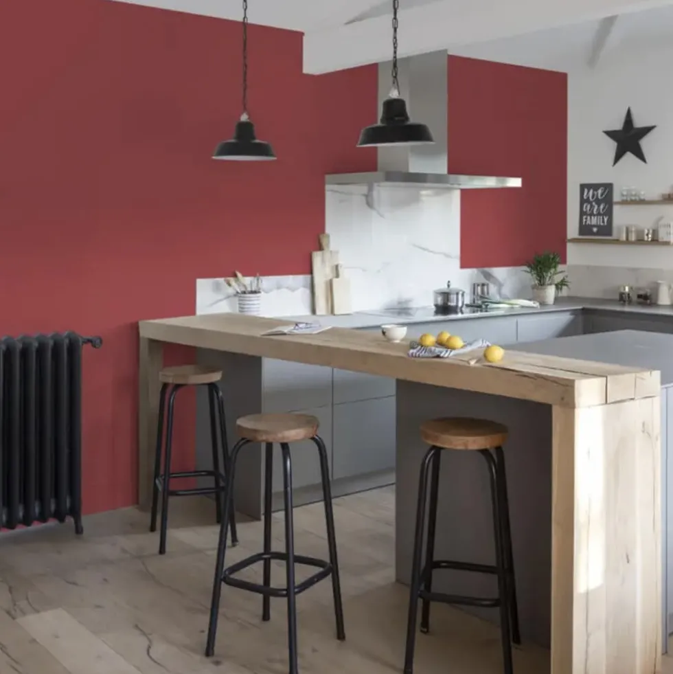 Peinture V33 Cuisine & Bain Resist'Extreme Satin Rouge Carmen