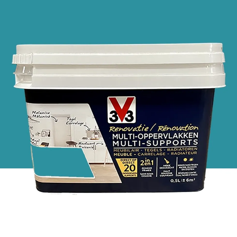 Peinture V33 Rénovation Multi-Supports Bleu batik