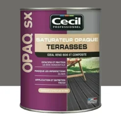 Saturateur Terrasses Cécil OPAQ SX Bois grisé