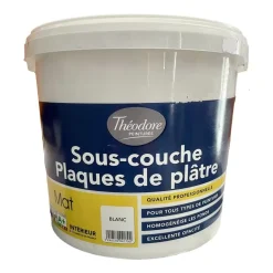 Sous-couche plaques de plâtre Théodore Blanc