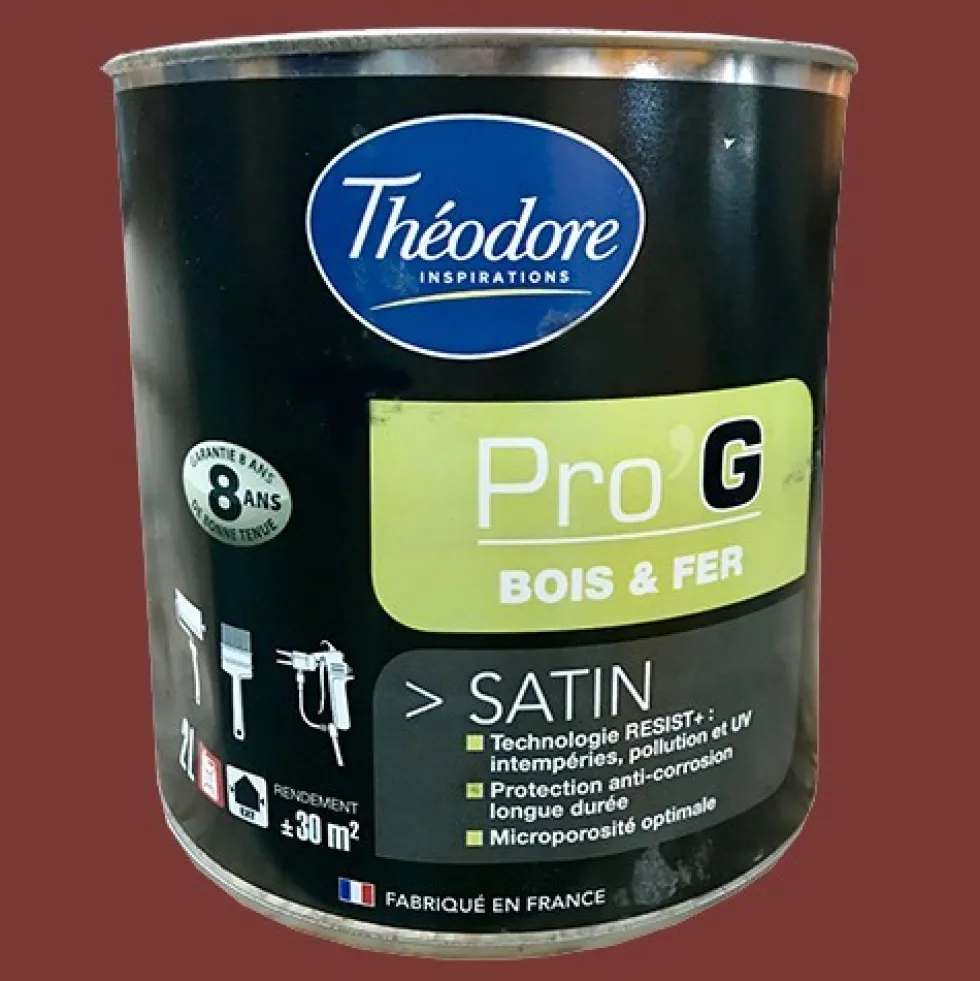 Théodore Pro'G Peinture Bois & Fer Rouge Basque