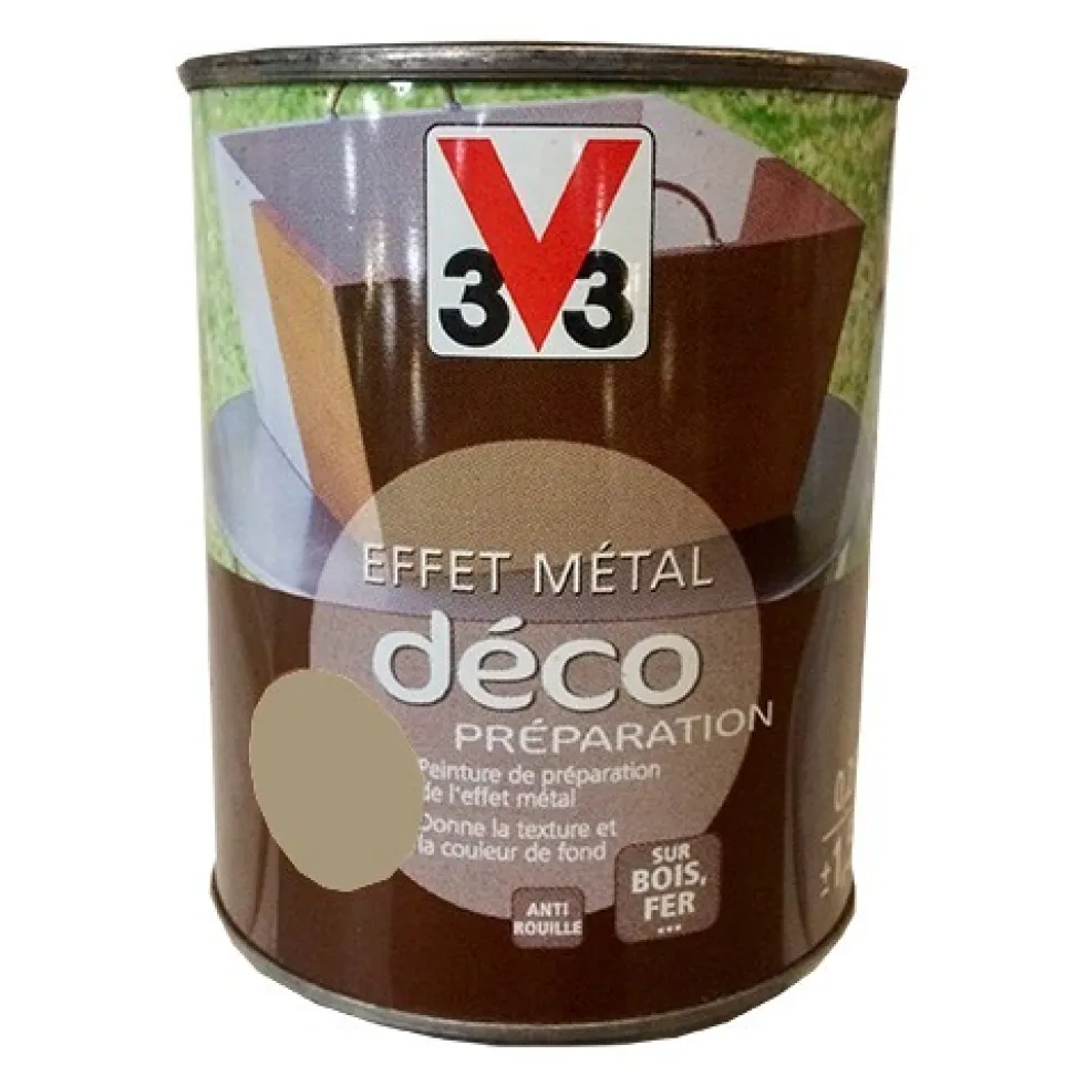V33 Effet Métal Idéco Préparation Or vieilli