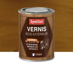 Vernis Alkyde Bois Exterieur SYNTILOR Chêne foncé brillant