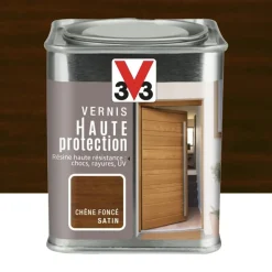 Vernis bois V33 Haute Protection Chêne foncé Satin