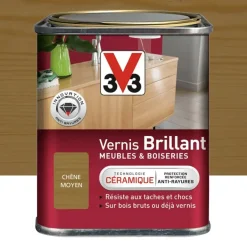 Vernis V33 Meubles et Boiseries Brillant Chêne moyen