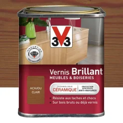 Vernis V33 Meubles et Boiseries Brillant Acajou clair