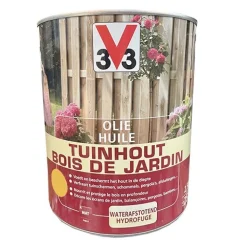 V33 Huile Bois de jardin Brun Clair
