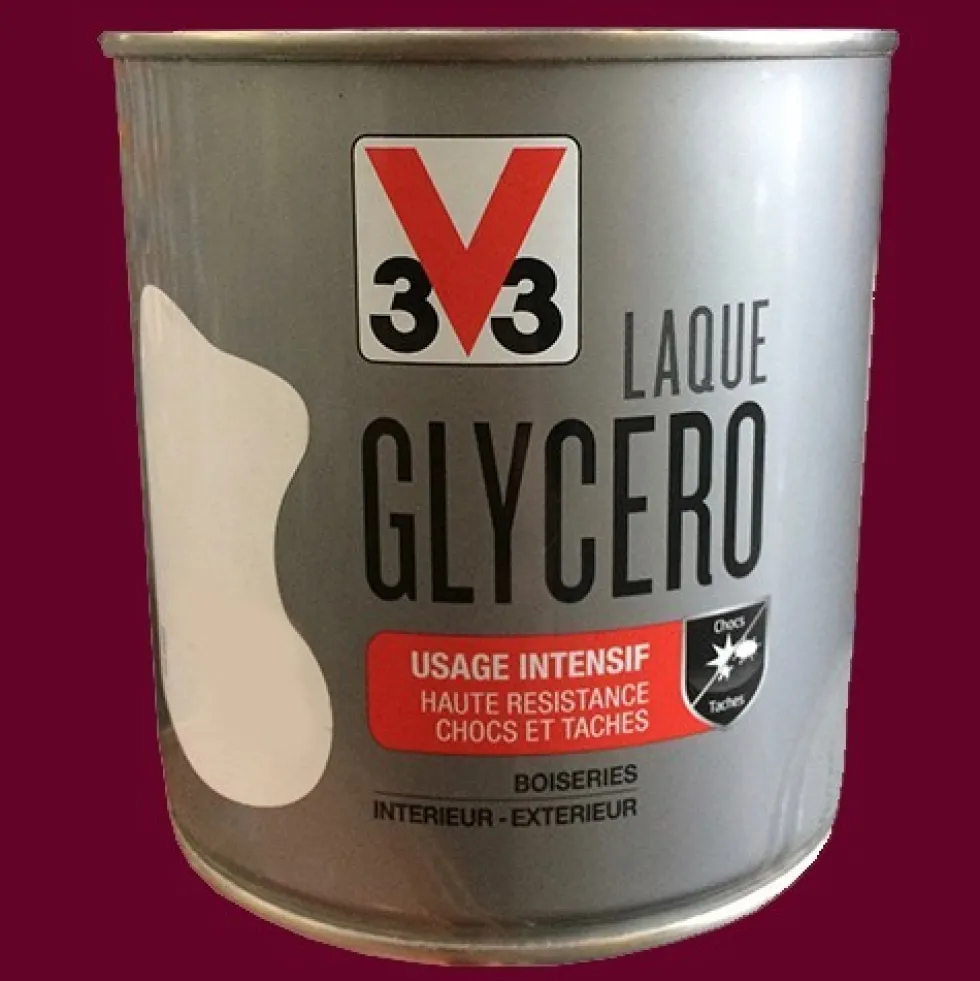 V33 Laque Glycéro Brillant Rouge velours n°44