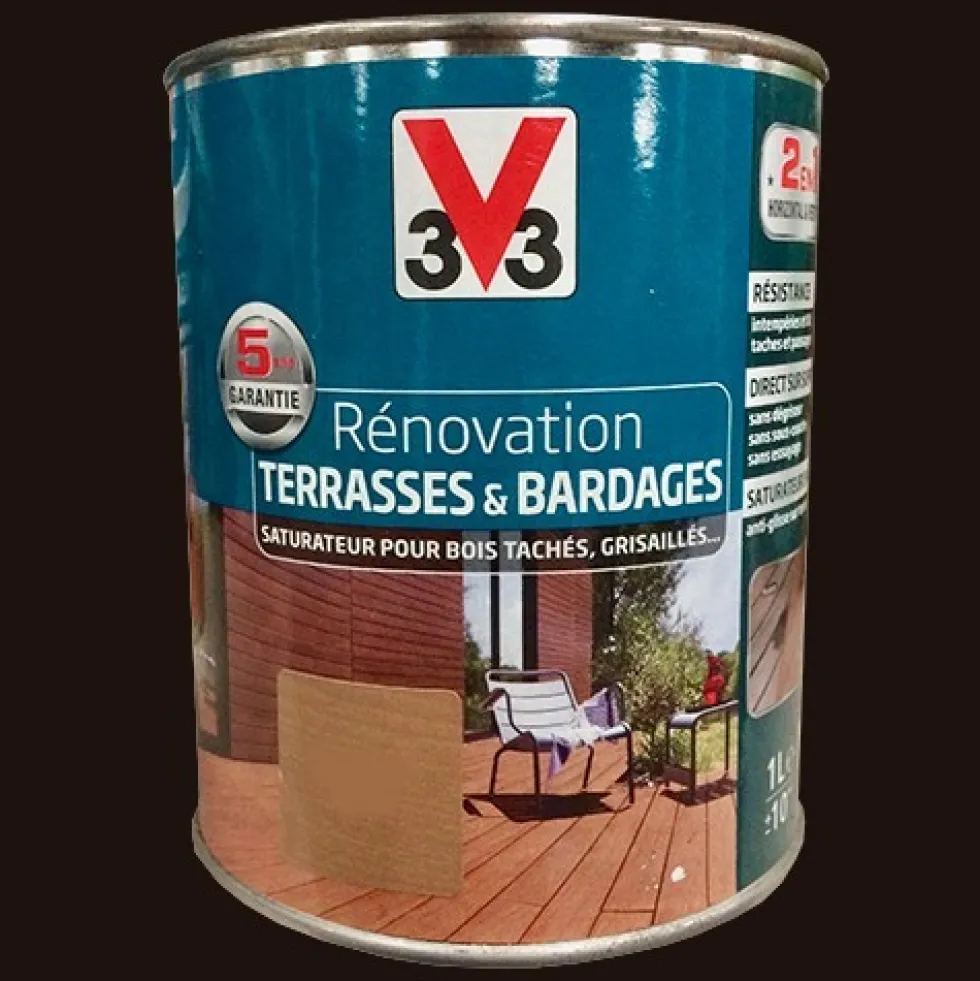 V33 Rénovation Terrasse & Bardages Bois Wengé Mat
