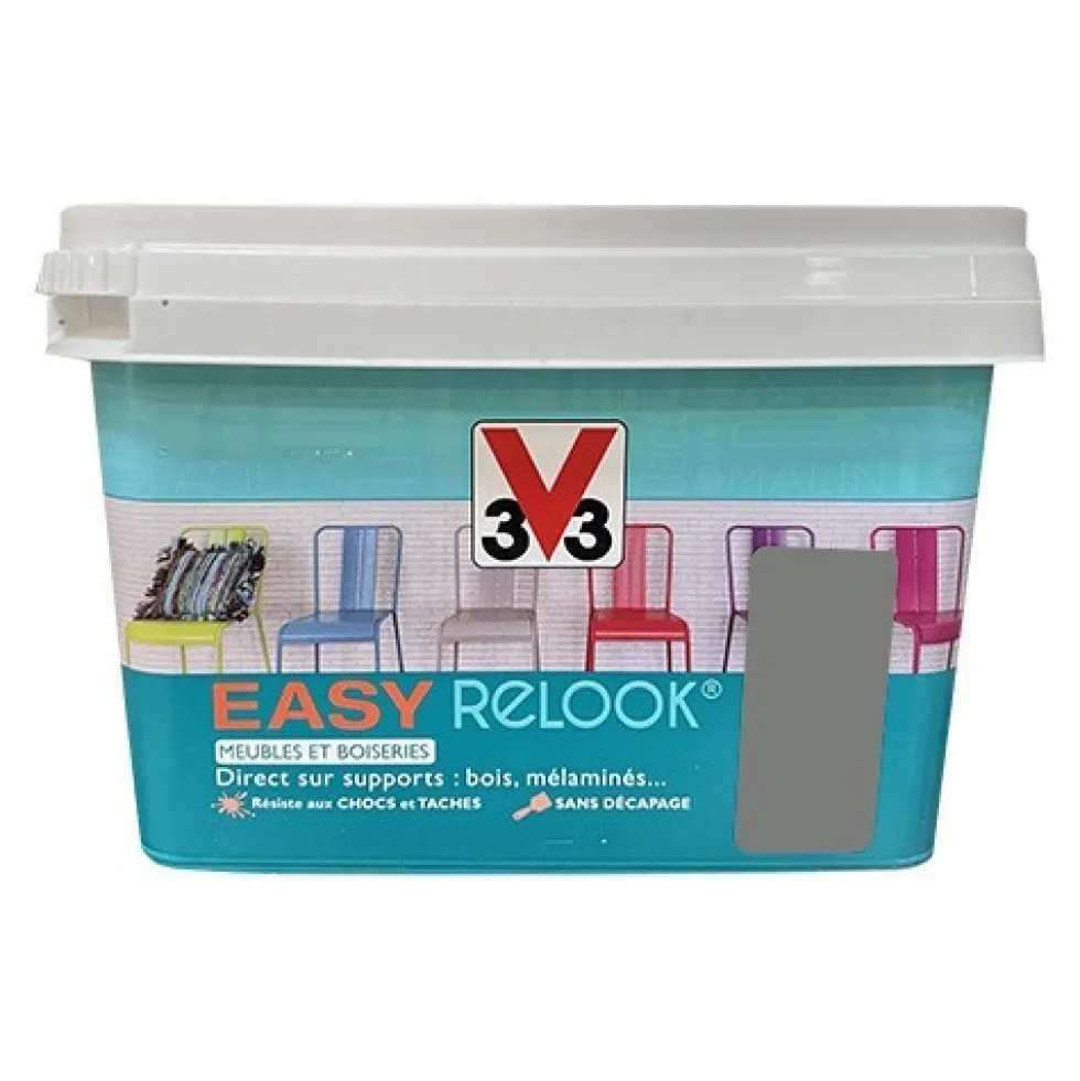 V33 Vernis Easy Relook Gris tamisé