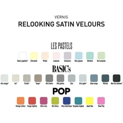 V33 Vernis Relooking Gris Galet Satin Velours