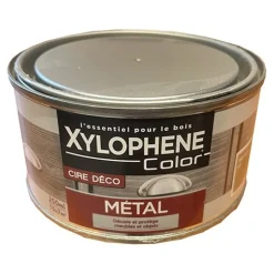 XYLOPHENE Cire Déco Métal Wengé Or