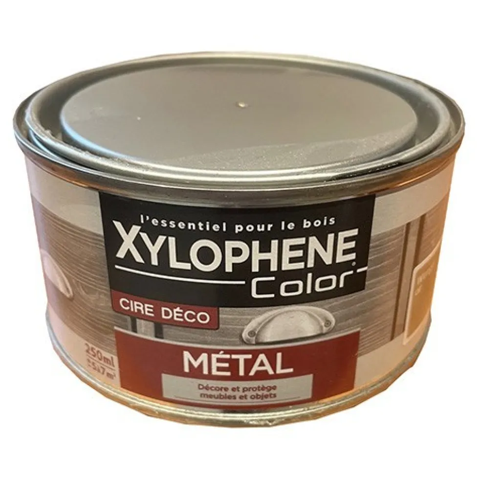 XYLOPHENE Cire Déco Métal Wengé Or